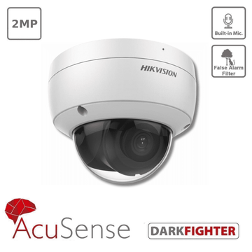 2 MP Hikvision DS-2CD2126G2-ISU(2.8mm)(C) AcuSense Fixed Dome Network Camera (Offer)