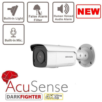 4MP DS-2CD2646G2-IZSU/SL AcuSense 60M IR Bullet Surveillance Camera
