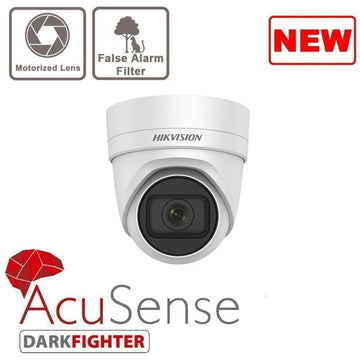 4MP DS-2CD2H46G2-IZS Acusense Motorized Varifocal Turret Network Camera