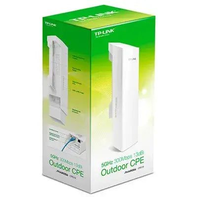 TP-Link CPE210 Pharos Outdoor 2.4Ghz 9dBi WiFi 4 PoE Access Point (300Mbps N)