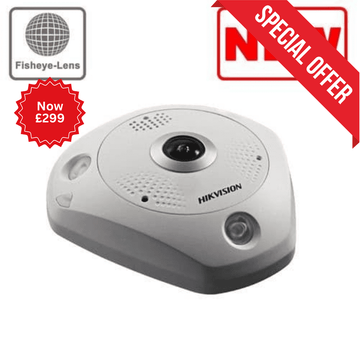12 MP Hikvision DS-2CD63C5G0-IS(1.29mm)(B) DeepinView Immervision Lens Fisheye Network (Offer)