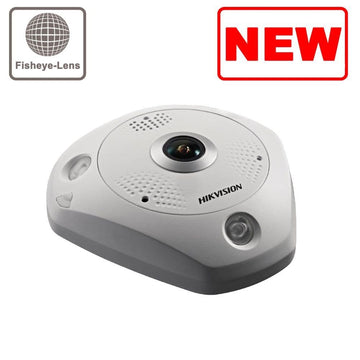 12MP DS-2CD63C5G0-IVS IP Network 2mm Fixed Lens 360° Fisheye Camera Hikvision