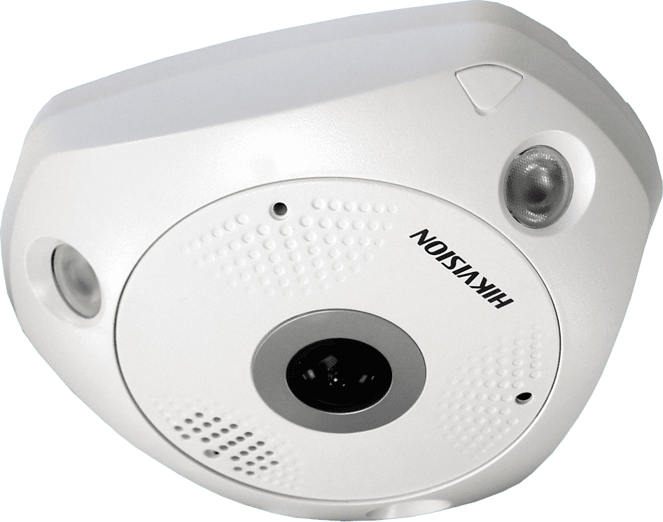 12MP DS-2CD63C5G0-IVS IP Network 2mm Fixed Lens 360° Fisheye Camera Hikvision