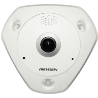 12MP DS-2CD63C5G0-IVS IP Network 2mm Fixed Lens 360° Fisheye Camera Hikvision
