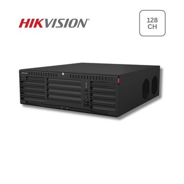 28-Channel Hikvision DS-96128NI-M16-R 32MP 3U 16 HDD 4K NVR with Raid Support