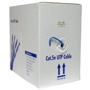 305 Metre Internal CAT5e UTP box (CCA) - (CAT5 e-305-UTP) Colour May Vary