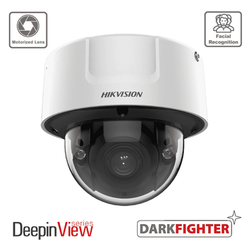 4MP Hikvision iDS-2CD8146G0-IZS DeepinView Face Recognition Indoor Motorized Varifocal Dome 8-32mm