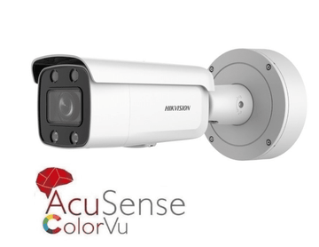 4MP DS-2CD2647G2-LZS Hikvision motorized varifocal ColorVu AcuSense bullet camera