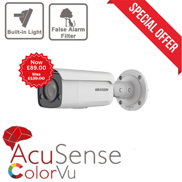 4MP Hikvision DS-2CD2T47G2-L(4MM) ColourVu 60M Fixed Bullet Network Camera Pro Series (Offer)