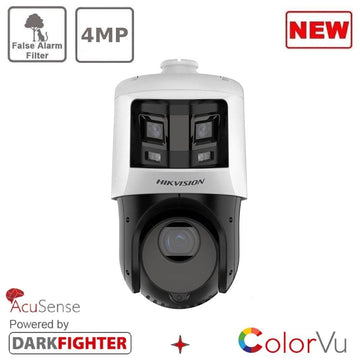 4MP Hikvision DS-2SE4C425MWG-E/26(F0) TandemVu IP PTZ, 25x Optical Zoom, 4mm Fixed Lenses