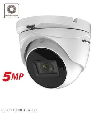 5MP DS-2CE79H0T-IT3ZE Hikvision PoC Motorized Varifocal Turret Camera WHITE/BLACK/GREY