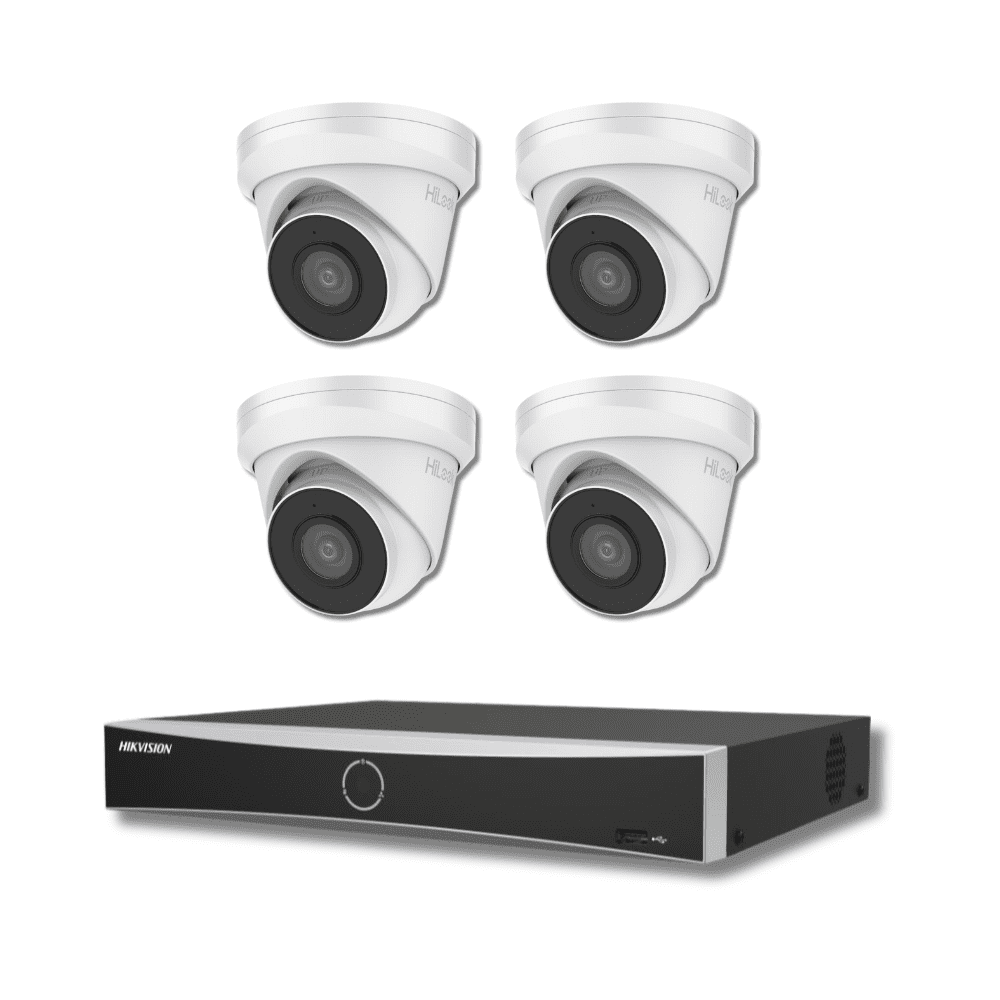 5MP Hilook By Hikvision IPC-T250H-MU(2.8) built-in Mic & POE 4 Camera, 8ch NVR Kit (Offer)
