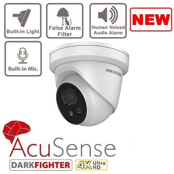 8MP DS-2CD2386G2-ISU/SL(2.8MM) AcuSense Turret Network Camera Hikvision