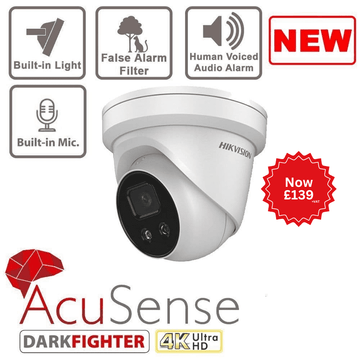 8MP DS-2CD2386G2-ISU/SL AcuSense Turret Network Camera Hikvision (Offer)