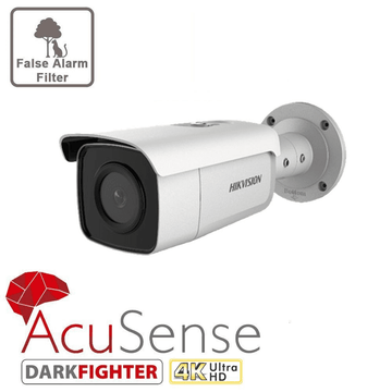 8MP DS-2CD2T86G2-4I 4K AcuSense DarkFighter 80M IR Bullet Network Camera Hikvision