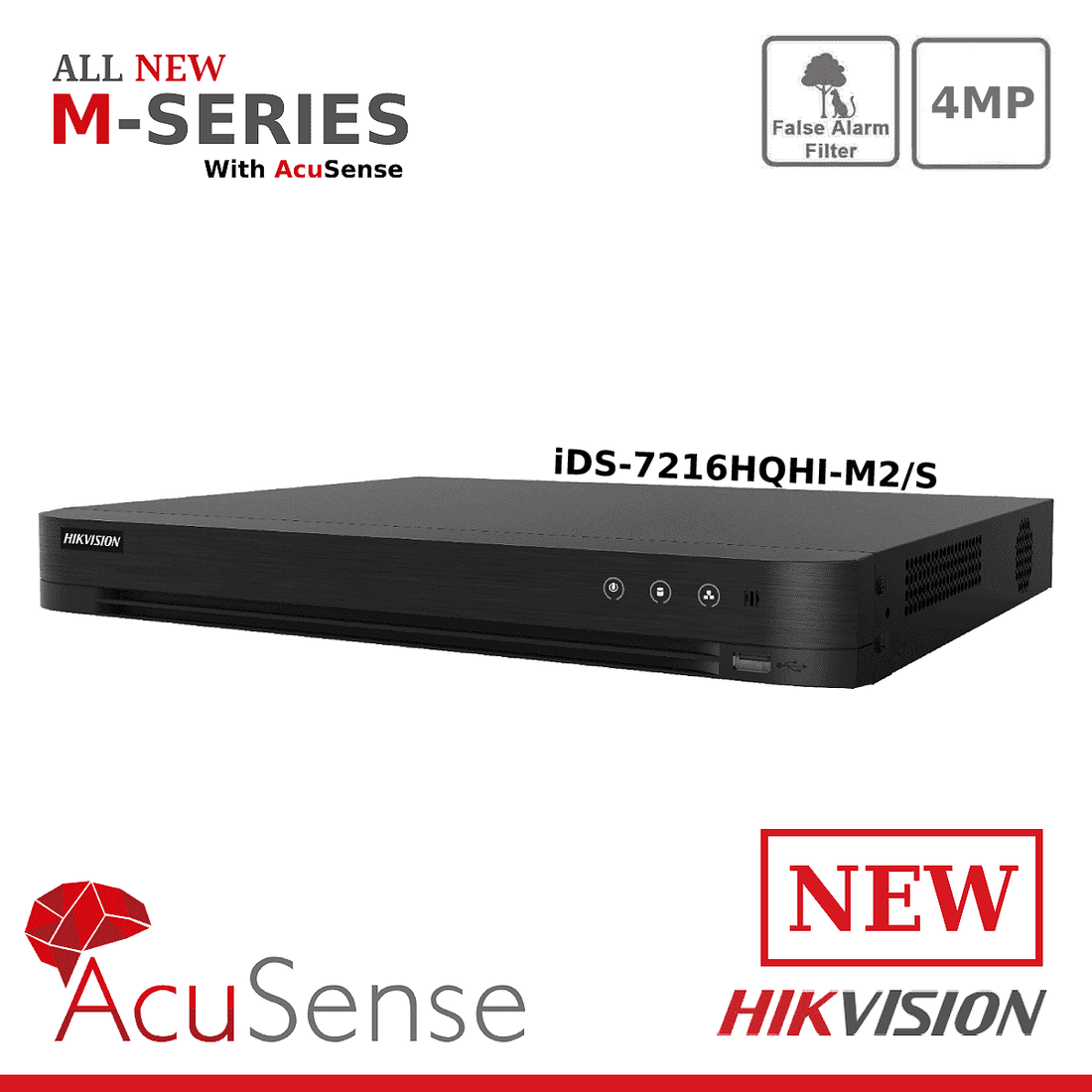4MP Lite iDS-7216HQHI-M2/S Hikvision 16 Channel Video Recorder TURBO HD DVR