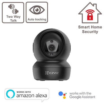 C6N Black EZVIZ Smart Wi-Fi Pan & Tilt 360° 1080p Indoor Camera - Two way Audio
