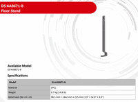 DS-KAB671-B HIKVision Floor Stand for DS-K1T671TM-3XF