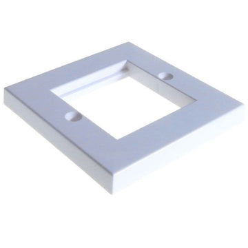 Faceplate 2 Port 86 x 86mm Low Profile Double Gang for RJ45 Modules