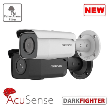Hikvision DS-2CD2T66G2-2I Pro Series AcuSense 6MP IP67 IR IP Bullet Camera, 2.8mm Fixed Lens
