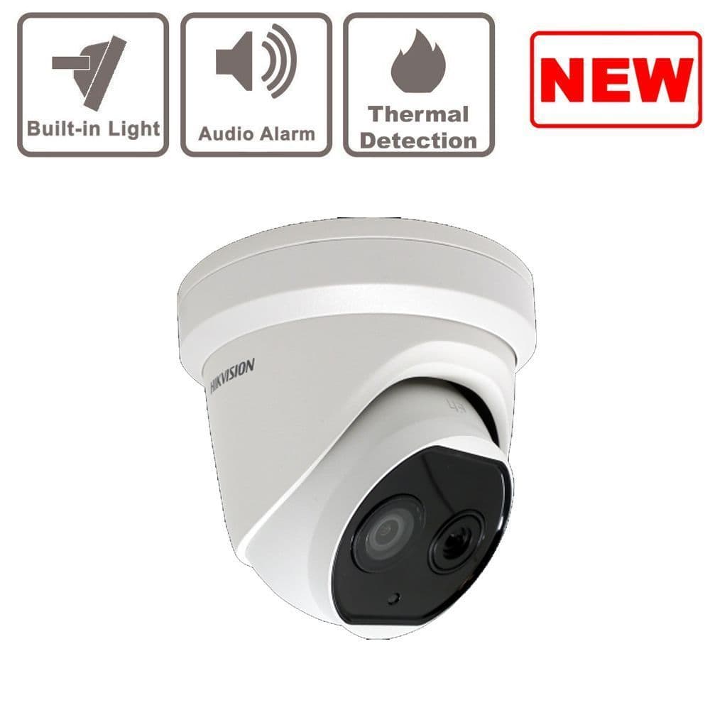 Hikvision DS-2TD1217-3/PA HeatPro Thermal & Optical Network Turret Camera