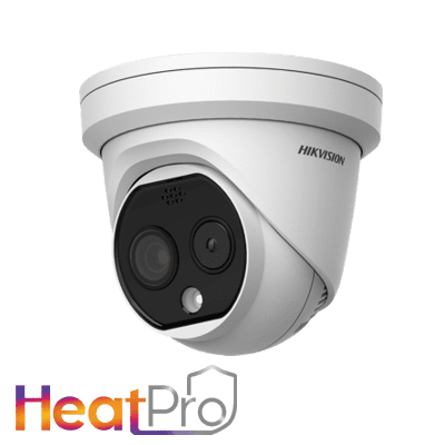 Hikvision DS-2TD1228-2/QA Thermal & Optical Bi-spectrum Network Turret Camera
