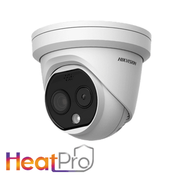 Hikvision DS-2TD1228-2/QA Thermal & Optical Bi-spectrum Network Turret Camera
