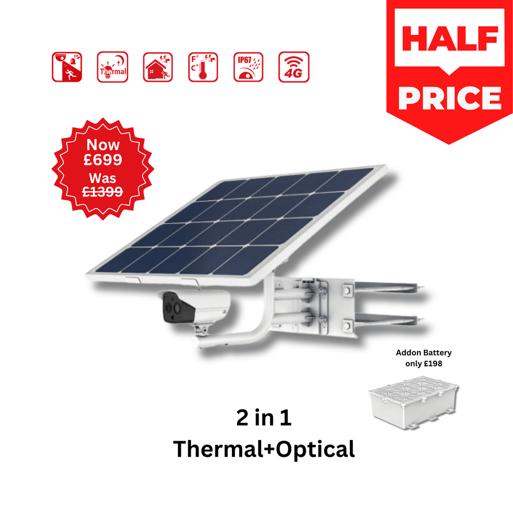 Hikvision DS-2TXS2628-3P/QA/GLT/CH30S80 Solar-powered Thermal Camera Kit (Offer)