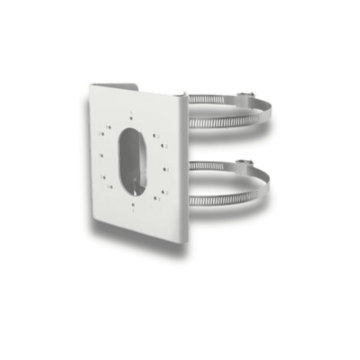 Hikvision Pole Mount Bracket (DS-1275ZJ-S-SUS) WHITE