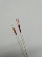 Mini shotgun 100 Metre RG59 CCTV Cable Reel Full Copper White