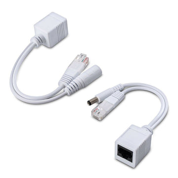 Passive Power Over Ethernet Adapter Injector Extractor Kit CAT5 injector and extractor poe adapter