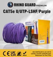 Rhino Guard CAT5E U/UTP-LSHF/PURPLE 305M Purple CAT5e UTP LSHF Cable (Offer)