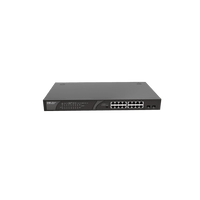 RG-ES118GS-P 16xGigabit PoE/PoE+ Port (247W) and 02xSFP Uplik Port, Unmanaged Rack Steel Case Switch