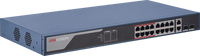 16 Port DS-3E1318P-EI Hikvision 100Mbps smart managed PoE switch