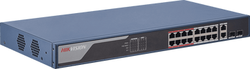 16 Port DS-3E1318P-EI Hikvision 100Mbps smart managed PoE switch