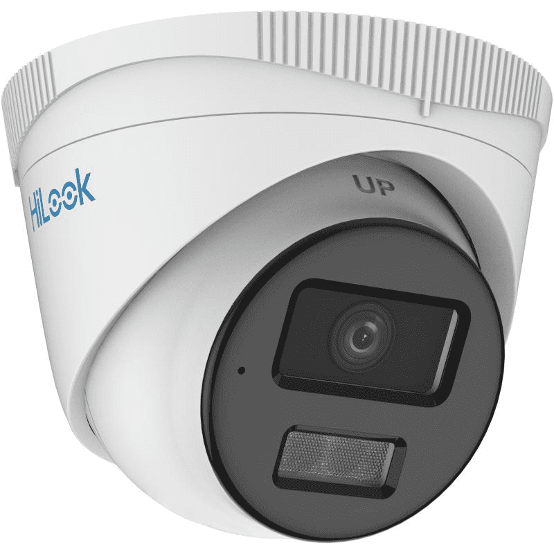 2 MP Hilook by Hikvision IPC-T229HA-LU(2.8mm) ColorVu w/ Smart Hybrid Light Fixed Turret Network Cam