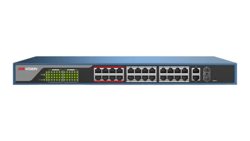 24-Port DS-3E1326P-E Web-managed PoE Switch 10/100 Mbps