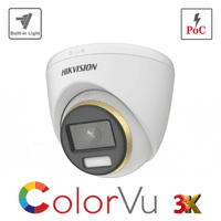 3K Hikvision DS-2CE72KF3T-E(2.8mm) - UK 3K ColorVu PoC Fixed Turret Camera (Offer)