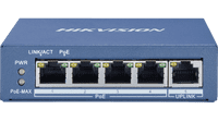 4-Port DS-3E0505P-E Gigabit 1000Mbps Unmanaged PoE Switch (Offer)