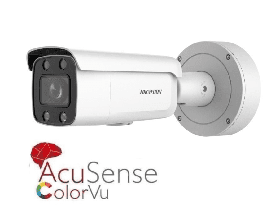 4MP DS-2CD2647G2-LZS Hikvision motorized varifocal ColorVu AcuSense bullet camera