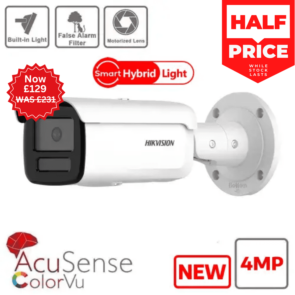 4MP Hikvision DS-2CD2647G2HT-LIZS(2.8-12mm)(eF) Varifocal Motorized Hybrid IR ColorVu IP (Offer)