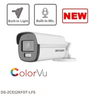 5MP Hikvision DS-2CE12KF0T-LFS(3.6mm) 3K ColorVu Audio Fixed Bullet Camera (Offer)