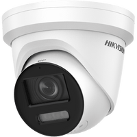 8MP HIKVISION DS-2CD2387G2-LSU/SL COLORVU IP POE TURRET CAMERA WITH STROBE LIGHT + 2 WAY TALK(4MM)