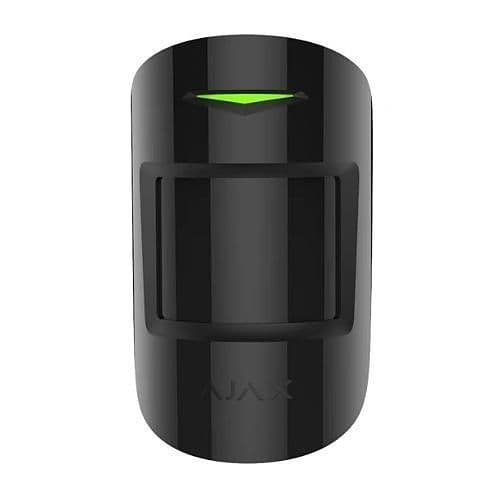 Ajax 67726.02.BL1 MotionProtect S Plus Black Wireless Motion Detector with Authentication, Signal In