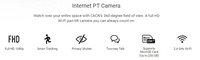 C6CN Full HD 1080p WiFi Indoor Security Camera EZVIZ Smart Wi-Fi Pan & Tilt 360°