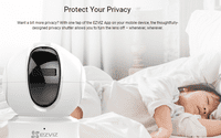C6CN Full HD 1080p WiFi Indoor Security Camera EZVIZ Smart Wi-Fi Pan & Tilt 360°