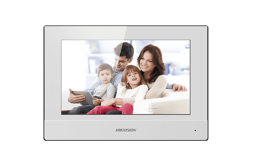 DS-KH6320-WTE2-W WHITE Two-Wire Indoor Station with Touch screen