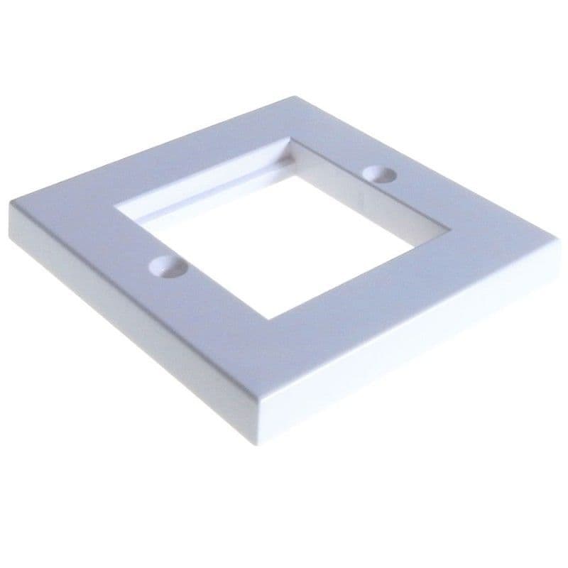 Faceplate 2 Port 86 x 86mm Low Profile Double Gang for RJ45 Modules