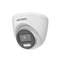 Hikvision 3K DS-2CE72KF0T-LFS Smart Hybrid ColorVu Fixed Lens Turret Camera - BUILT-IN MIC