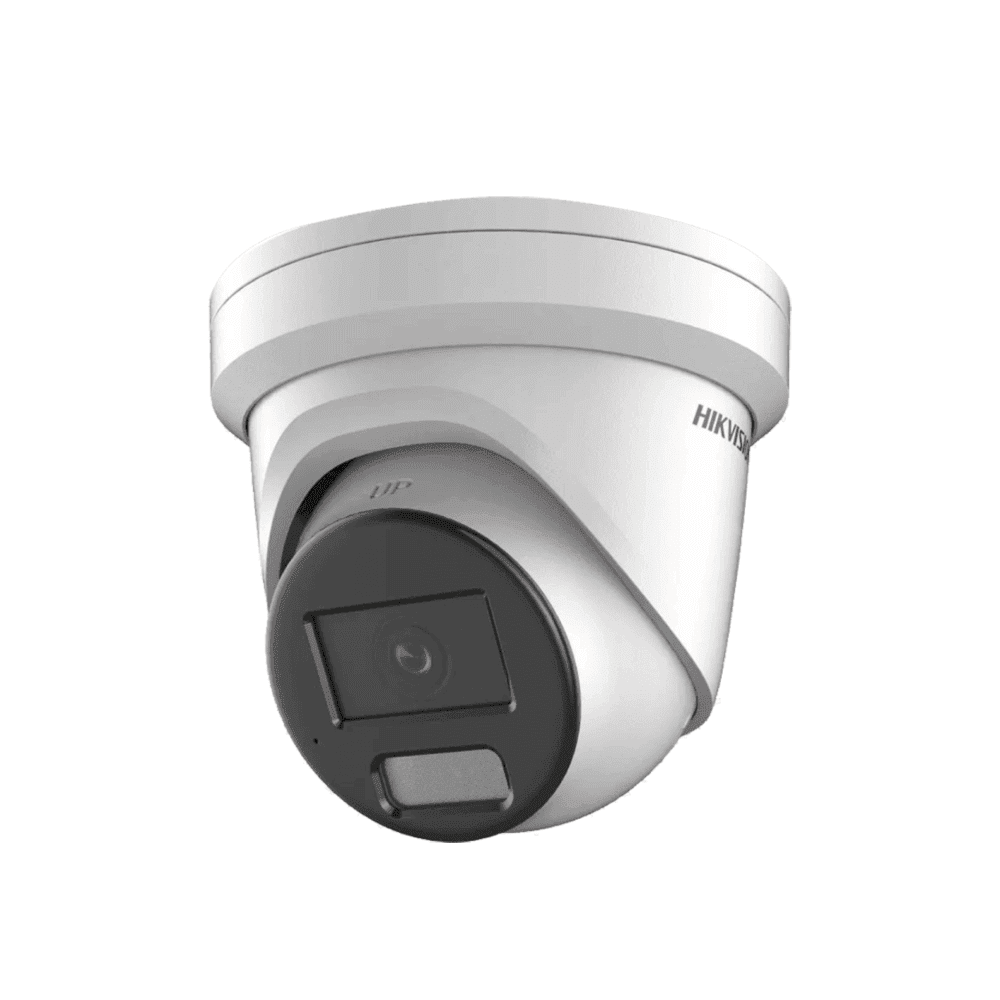 Hikvision DS-2CD2387G2H-LIU/BLACK 8MP 4K Smart Hybrid ColorVu & IR Acusense Turret 2.8MM -BLACK